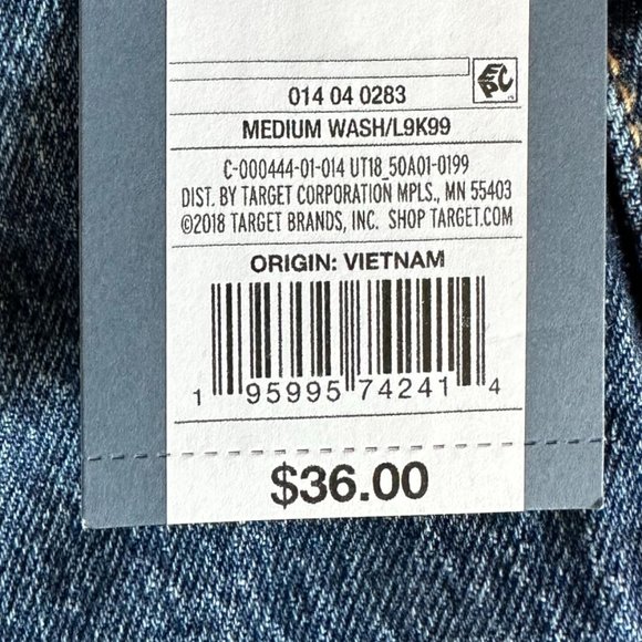 NWT Women's High-Rise Vintage Bootcut Jeans - Universal Thread Medium Wash 14 - Picture 5 of 13